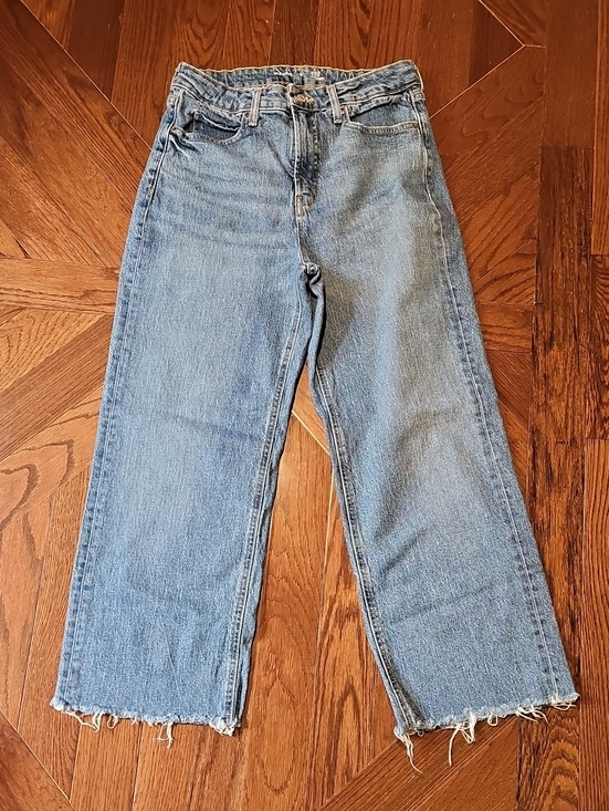 Old Navy Denim - Old Navy Light Blue Wide Leg Jeans Size 12 Short
